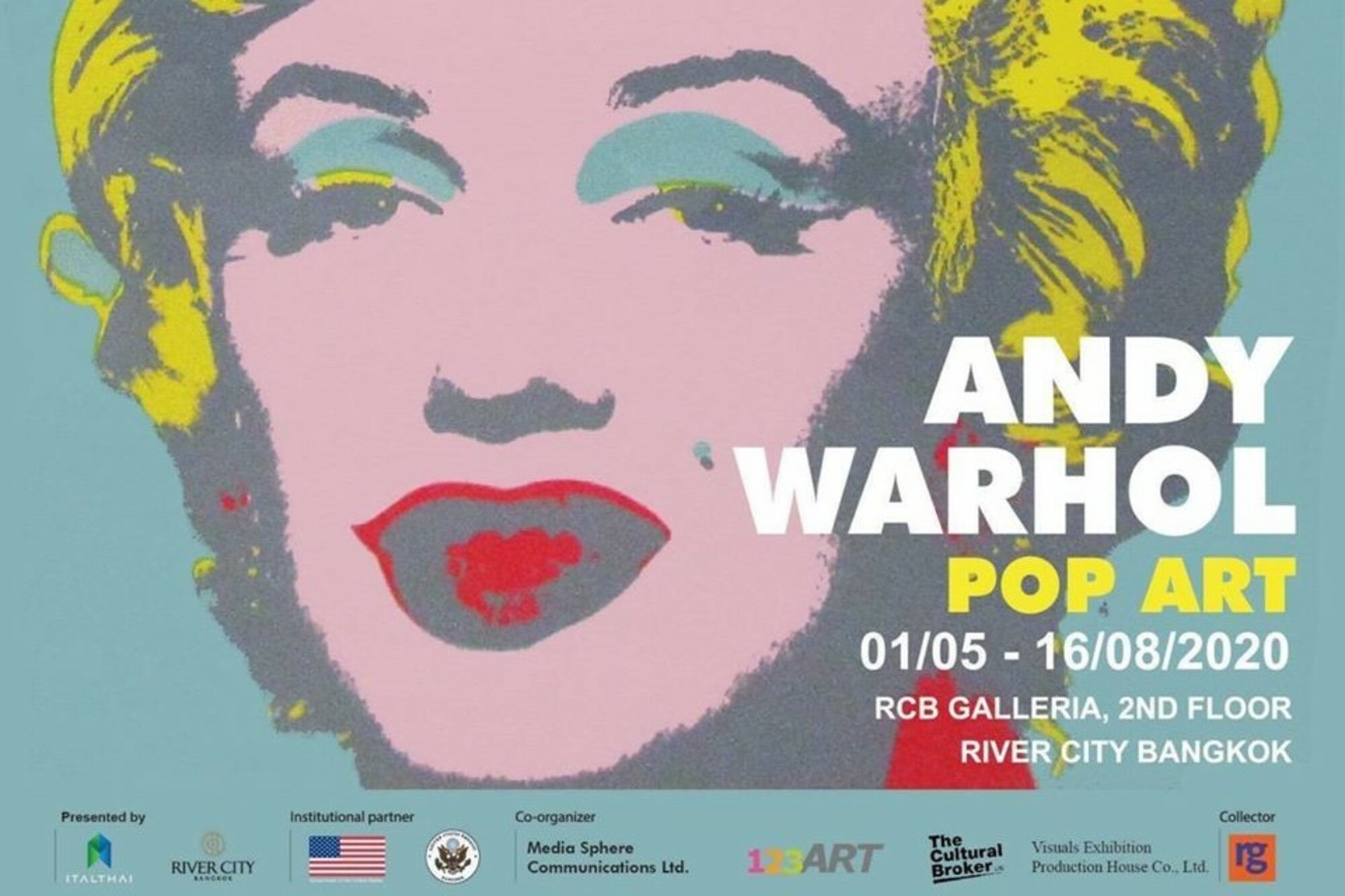【曼谷藝術展】安迪·沃荷：普普藝術展(Andy Warhol: Pop Art)早鳥與贈票優惠開跑│曼谷河城RCB