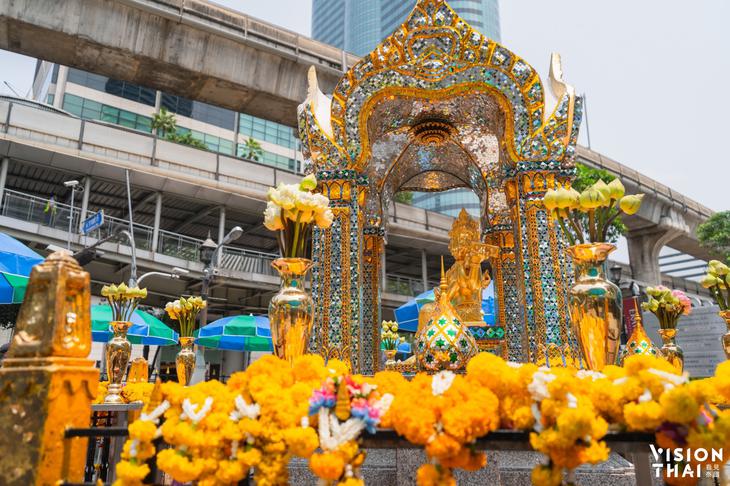 曼谷拜神】曼谷四面佛香火鼎盛成另類曼谷景點