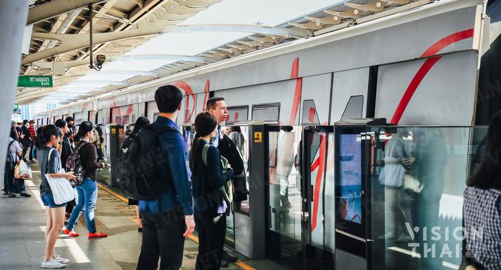 曼谷捷運與地鐵有3個交會站，方便遊客轉乘。（示意圖：VISION THAI 看見泰國）